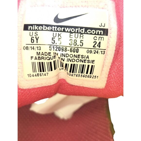 Nike Free Run 3 GS Spark Pink Volt Youth Running Shoes 512098-600 Size 6Y - Picture 10 of 10